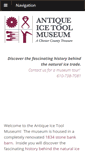 Mobile Screenshot of antiqueicetoolmuseum.org